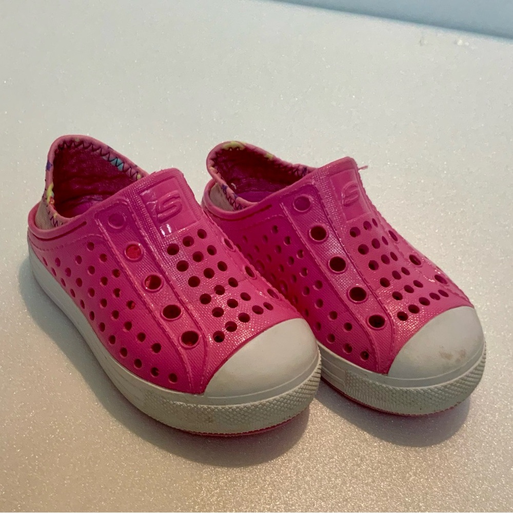 Kids Pink Skechers  Girls' Foamies Guzman Steps Water Shoes